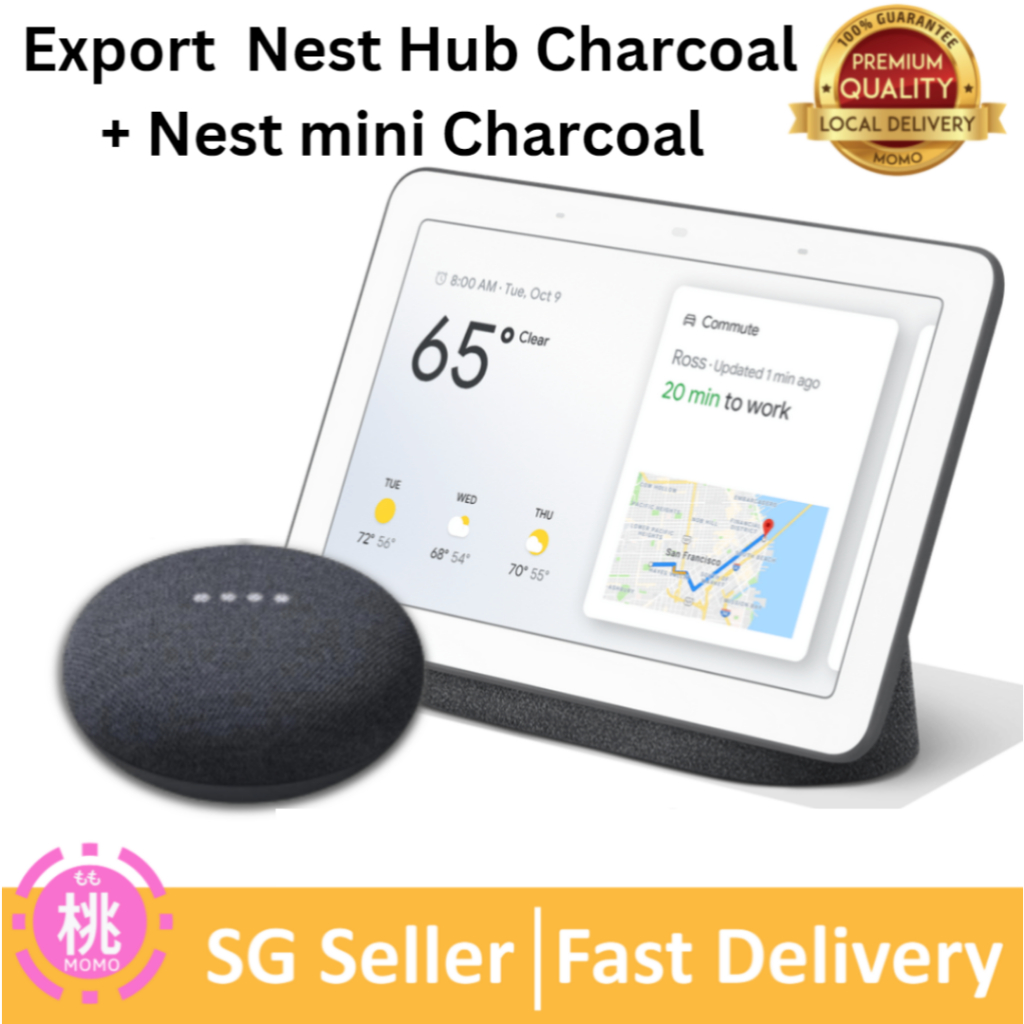 Google Nest Mini Google Home Hub With Mini Bundle Google Home Mini