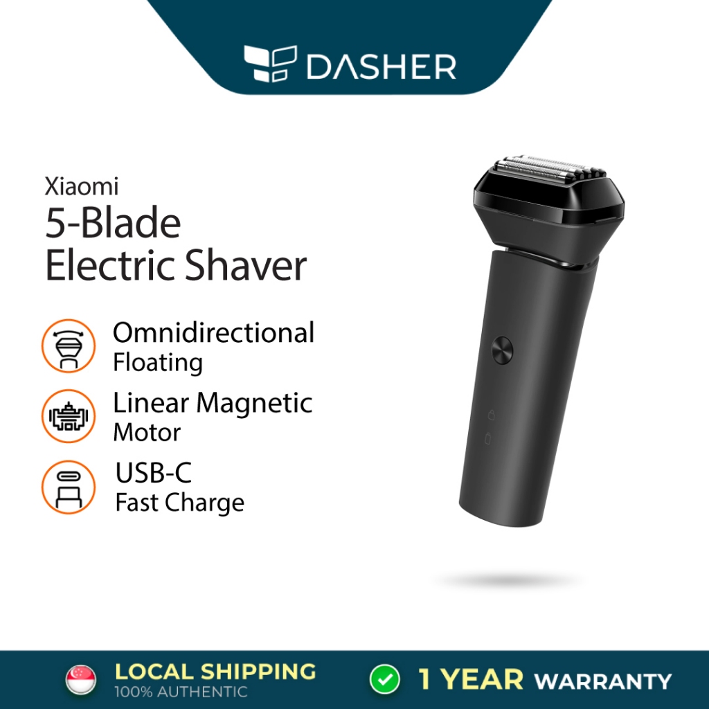 Xiaomi Mi 5-Blade Electric Shaver 15,000 RPM Linear Motor ...
