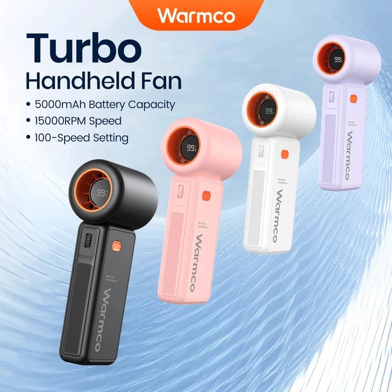 Aeroprime Portable Handheld Fan H1 5000mAh Type-C Mini Turbo Jet Fans ...