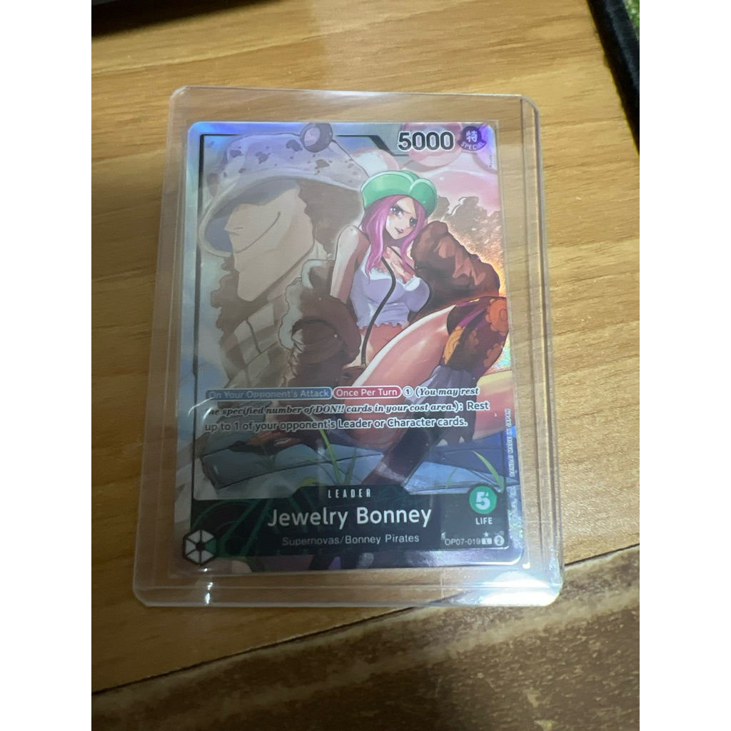 One Piece TCG Jewelry Bonney Leader Alt Art OP07-019 English MINT ...