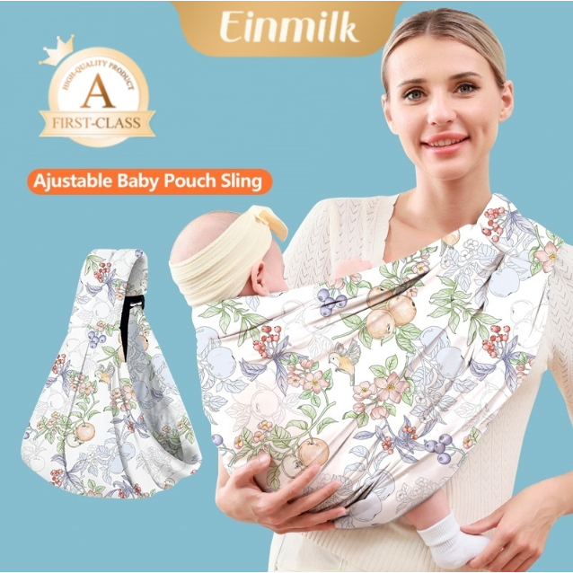 GIFT BOX🎁Einmilk Adjustable One Baby Sling Carrier Lightweight
