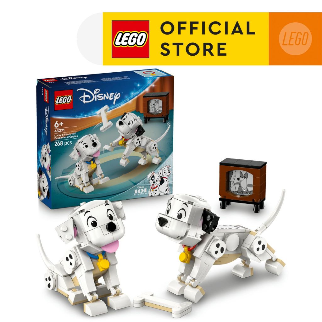 LEGO Disney Classic 43271 Lucky & Penny 101 Dalmatians Puppies (268 ...