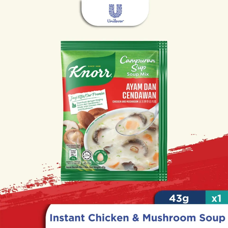 Knorr Chicken And Mushroom Soup (43g) | Shopee Singapore