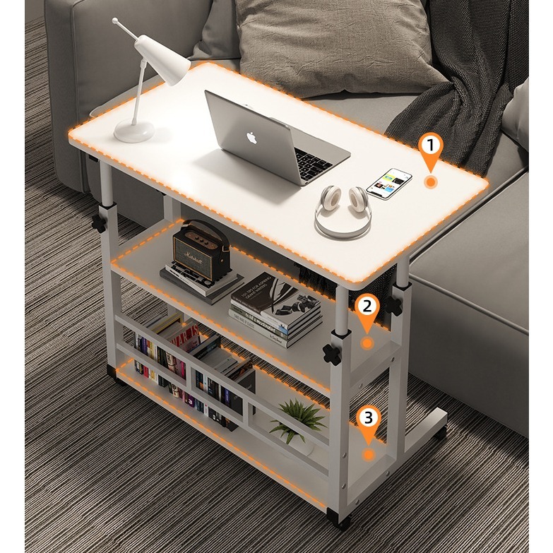 Study Table Bedside Table Movable Lifting Table Bedroom Household ...