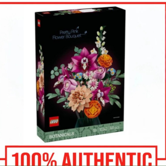 [READY STOCK] LEGO 10342 Pretty Pink Flower Bouquet | Shopee Singapore