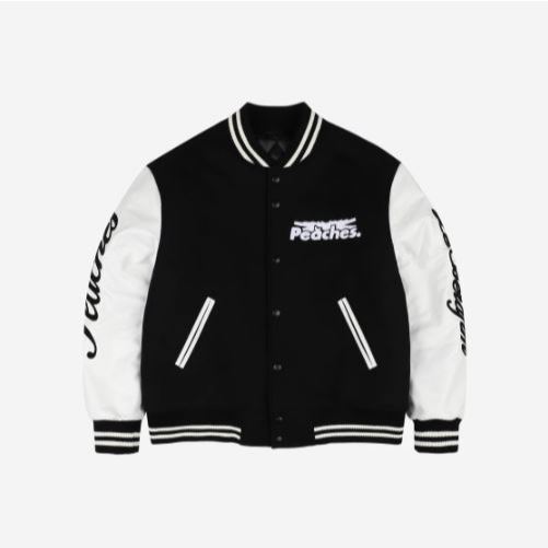 【新品タグ付き】LE SSERAFIM peaches ジャケット Lサイズ LE SSERAFIM [LE SSERAFIM x Peaches.] VARSITY JACKET | Shopee Singapore
