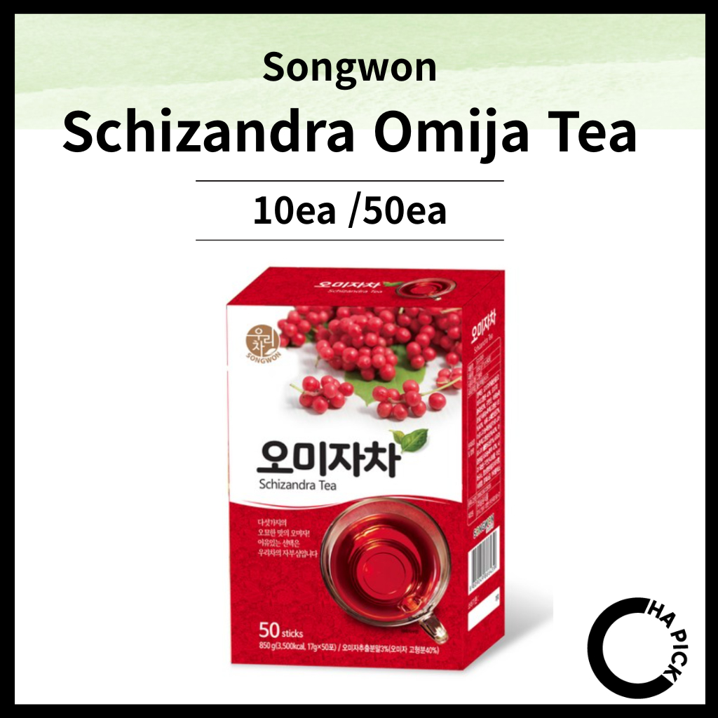 [Omija Tea Powder] Songwon Schizandra Omija Tea / 10ea / 50ea / 韓國 五味子 ...
