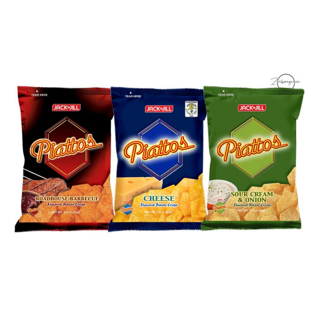 JACK 'n JILL PIATTOS Flavored Potato Crisps (Cheese | Sour Cream ...