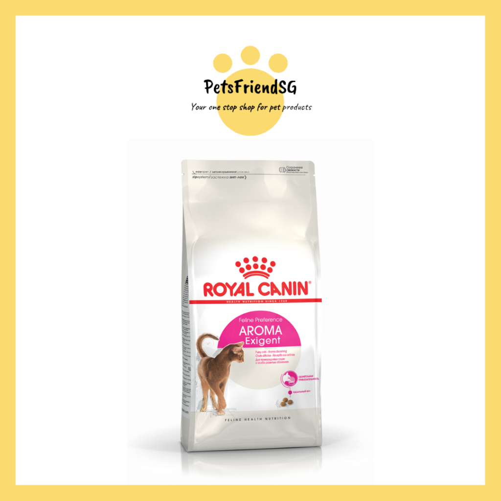 FREE RC POUCHES X3 Royal Canin Aroma Exigent Dry Cat Food 2kg