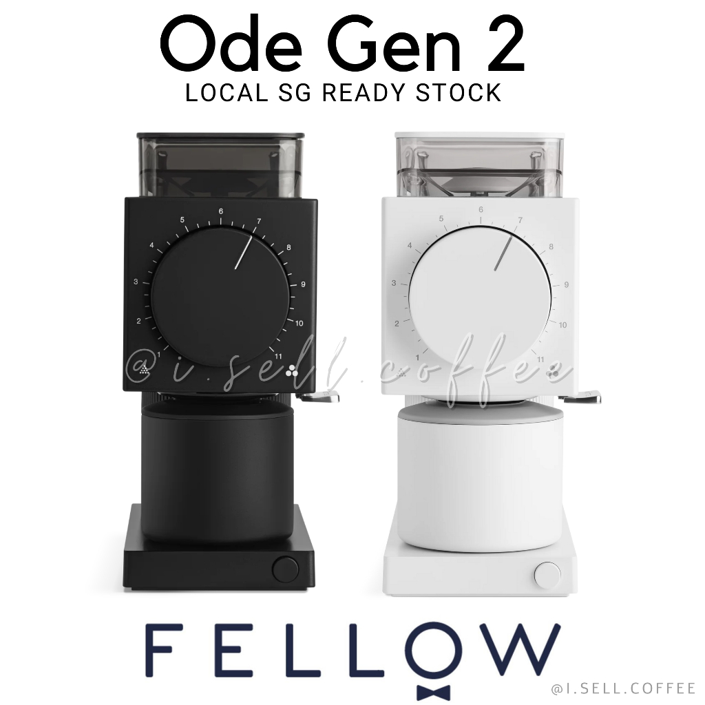 Fellow Ode Coffee Grinder Gen 2 (Black/White) [Local Authorised Reseller]