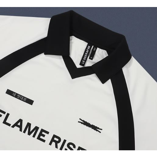 LE SSERAFIM -Jersey S/S T-Shirt (White) | Shopee Singapore