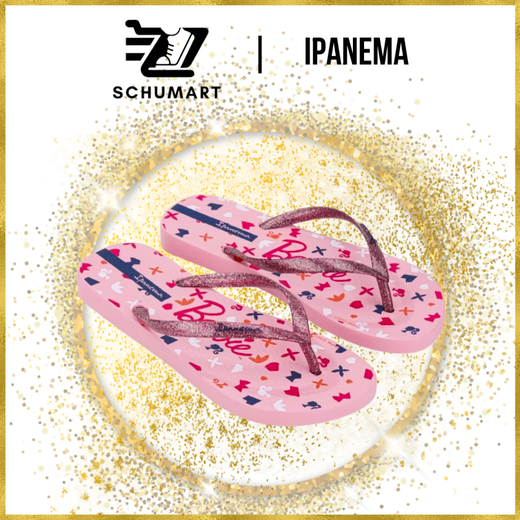 Ipanema Women Barbie Fun Pink Glitter Flip Flops Shopee Singapore