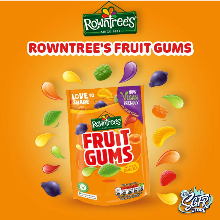 Rowntree's Fruit Gum Gummy Pastilles 🇬🇧 (150g) | Classic Chewy Fruity ...