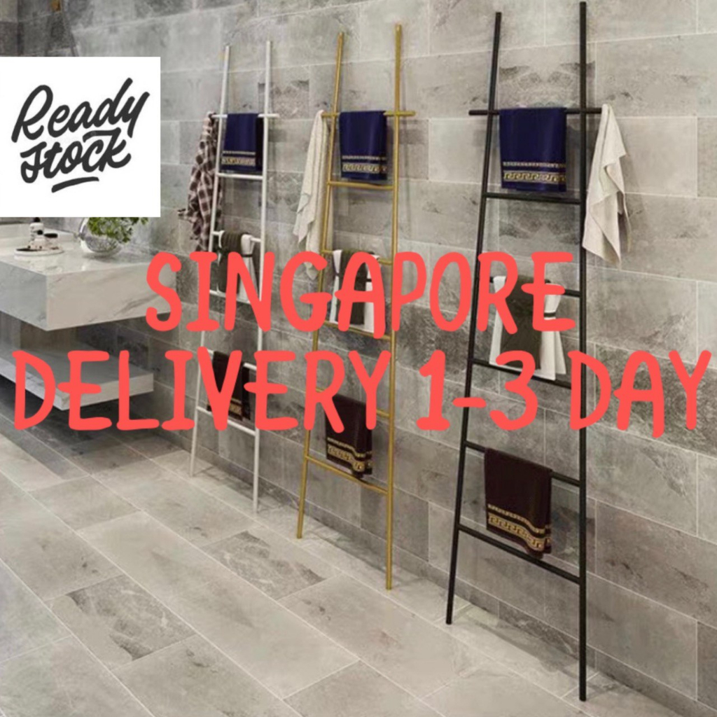 SINGAPORE INSTOCK Luna’s Nordic towel rack bedroom wrought iron wall