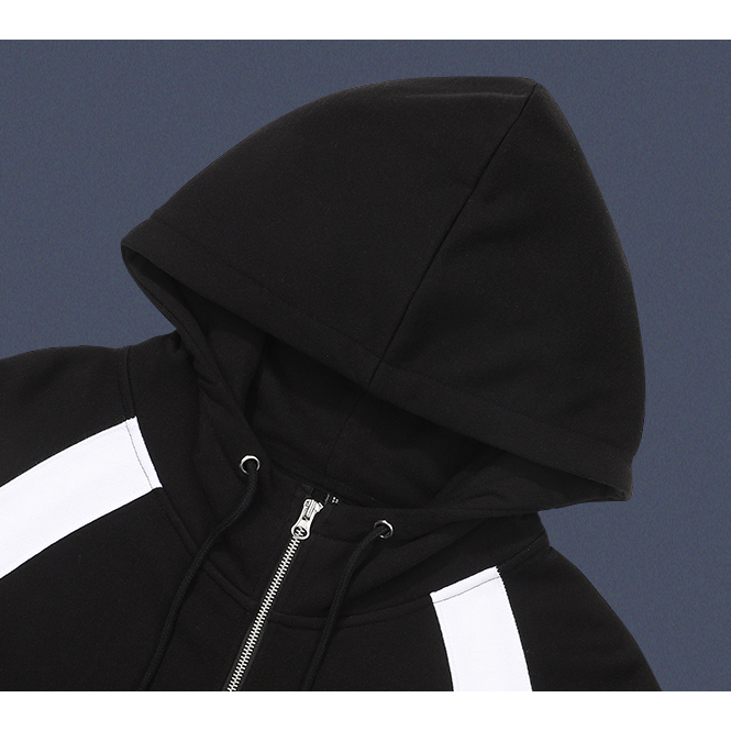 LE SSERAFIM - FLAME RISES Zip-Up Hoodie (Black) | Shopee Singapore