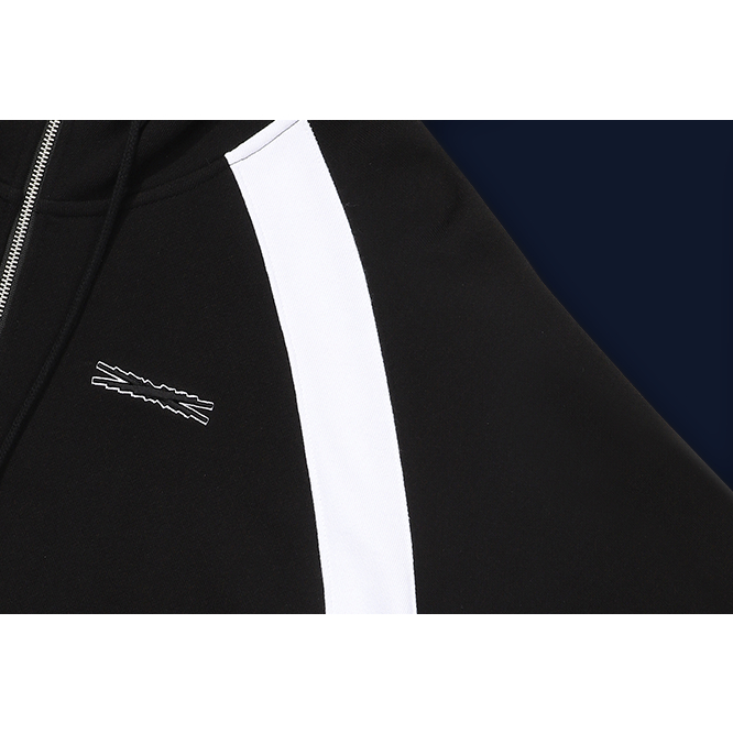 LE SSERAFIM - FLAME RISES Zip-Up Hoodie (Black) | Shopee Singapore