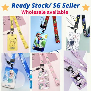 Minions cartoon card holder students cards subway work cards bank cards  mobile phone lanyards id card holder cardholder