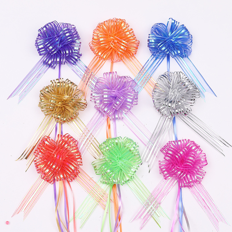 Pull Bow Ribbon Flower Ribbon Gift DIY Packing Christmas Wedding Car ...
