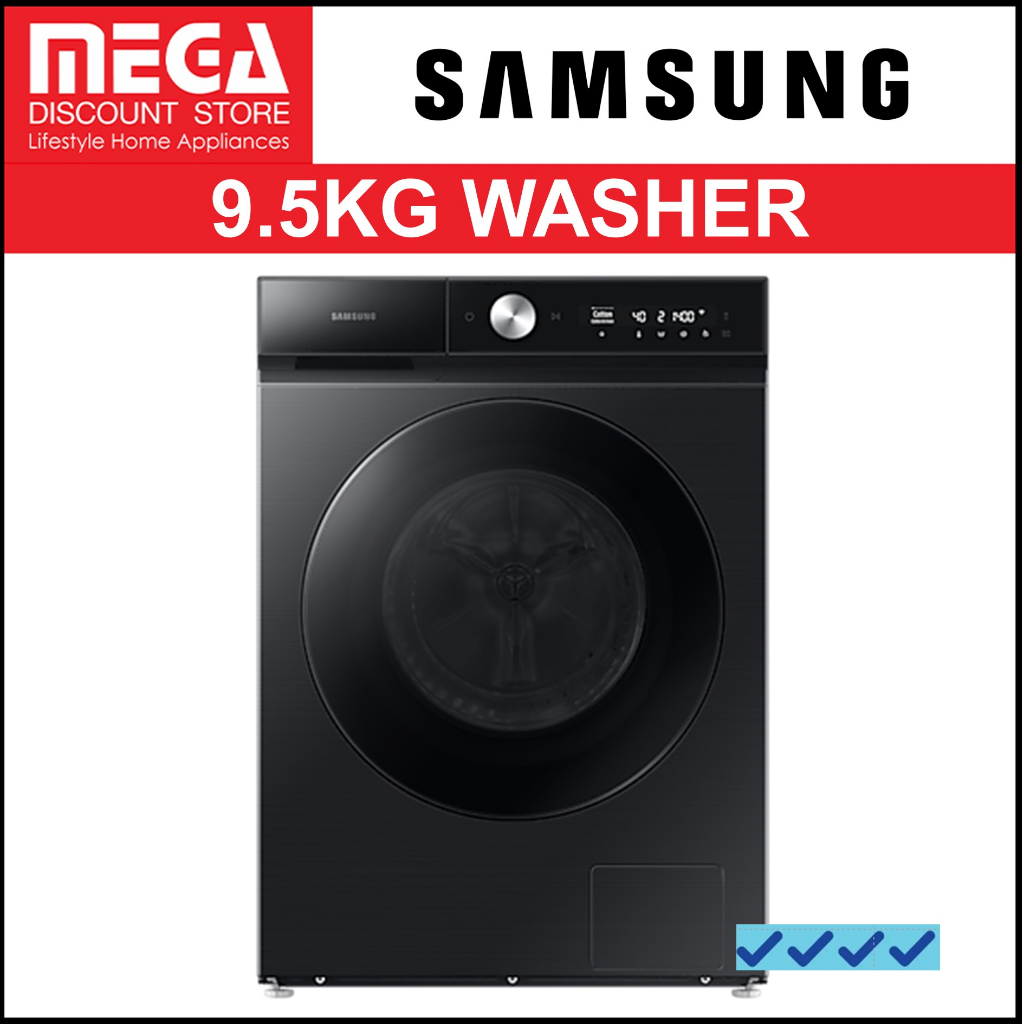 SAMSUNG WW95BB944DGBSP 9.5KG FRONT LOAD WASHER (4 TICKS) Shopee Singapore
