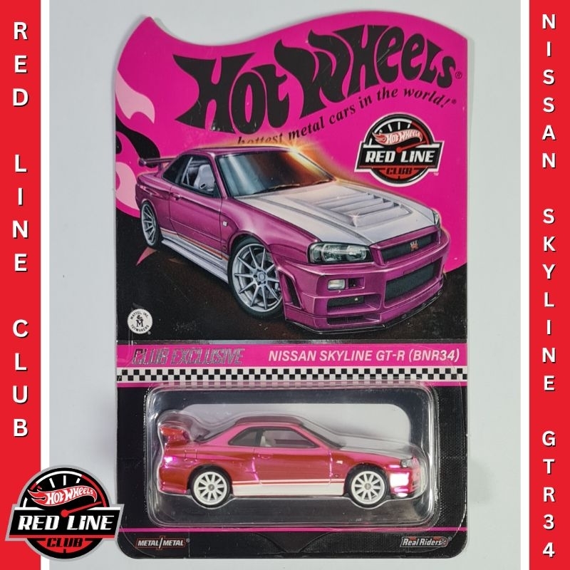 NISSAN SKYLINE GT-R R34 (BNR34) edición rosa exclusiva Hot Wheels 2023 RLC EUR 109,42 - ES