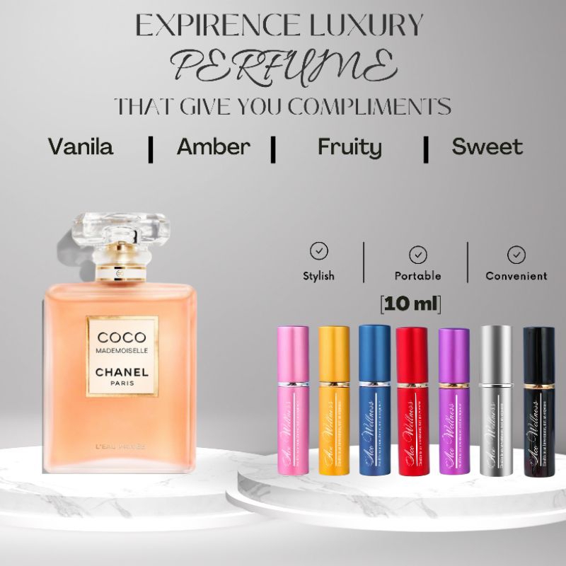 Coco chanel outlet perfume travel size