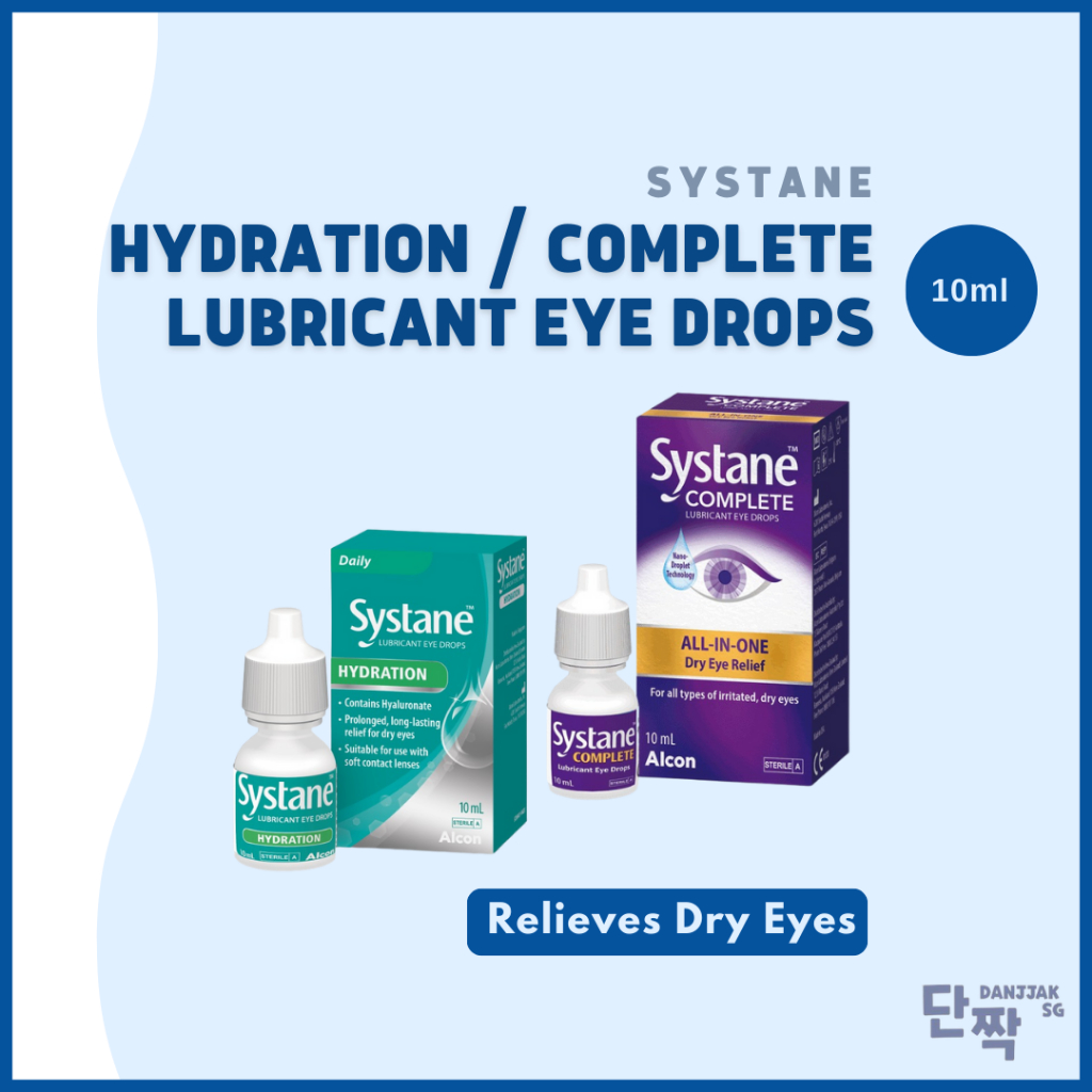 Systane Hydration / Complete Lubricant Eye Drops 10ml (Long Lasting Dry