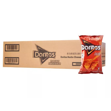 thumbnail image 2 of Doritos Nacho Cheese Tortilla Chips - 2.5 Ounce Bags (Pack Of 24) - Great For Parties, Lunchboxes, Or Snacking 2 of 3