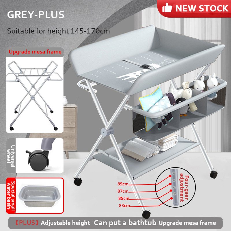 [SG STOCK] Multifunctional Diaper Changing Table Foldable Strong Load