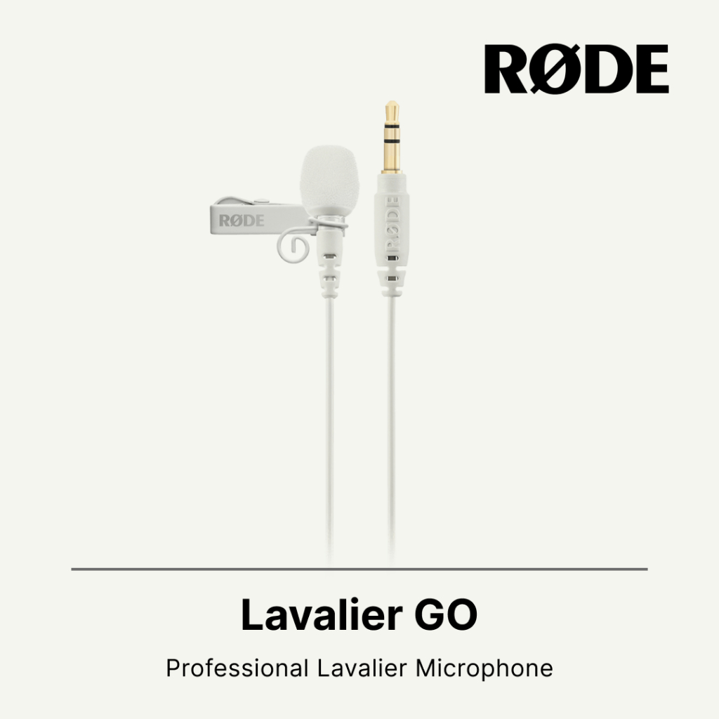Rode Lavalier GO Omnidirectional Lavalier Microphone for Wireless