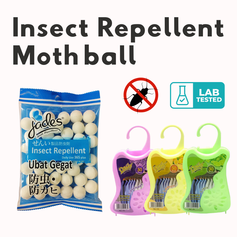 [Mix& Match] Jades hanging Moth Ball Insect Repellent tablet Home