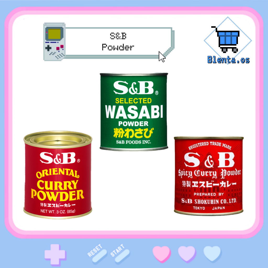 S&B Selected Wasabi Powder 30g/Curry Powder 20g/400g🔥SG READY STOCK🔥 Shopee Singapore