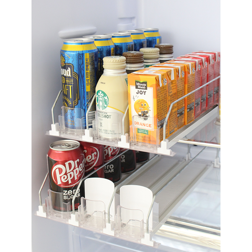 GOODSDECO Soda Can Dispenser for Refrigerator(2 size) Rolling Can