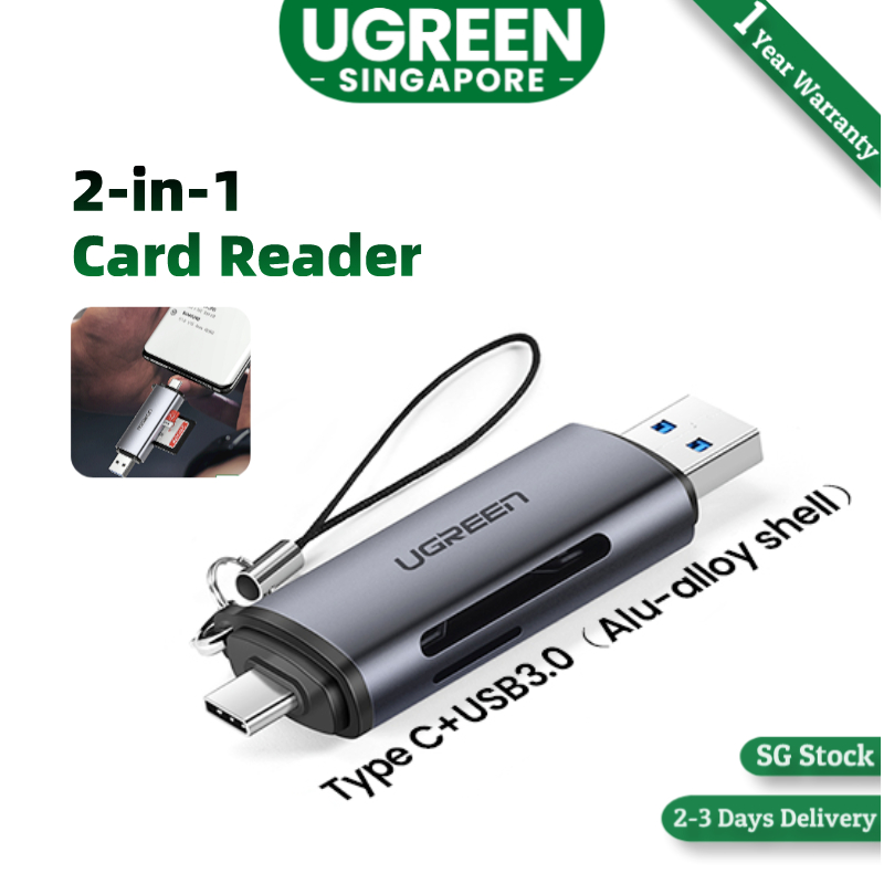 UGREEN SD Card Reader USB C Memory Card Reader Micro SD USB 3.0 Adapter