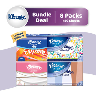 Kleenex Ultra Soft Tissues Cube Single Box 48 Sheets