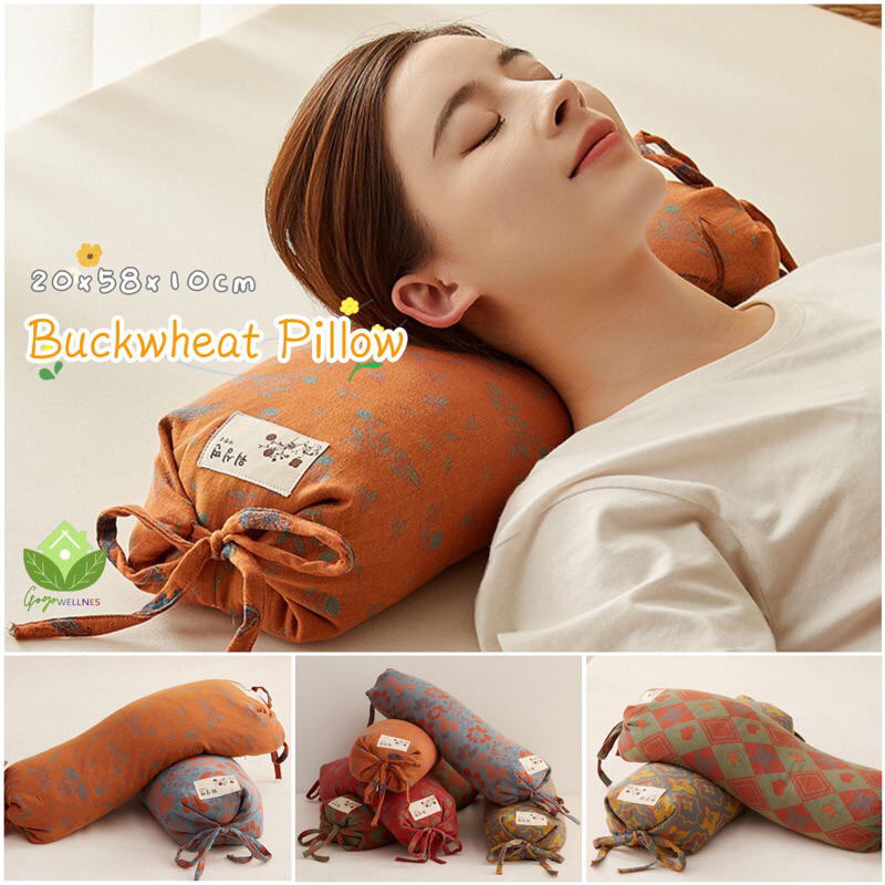 Buckwheat cylinder neck clearance pillow