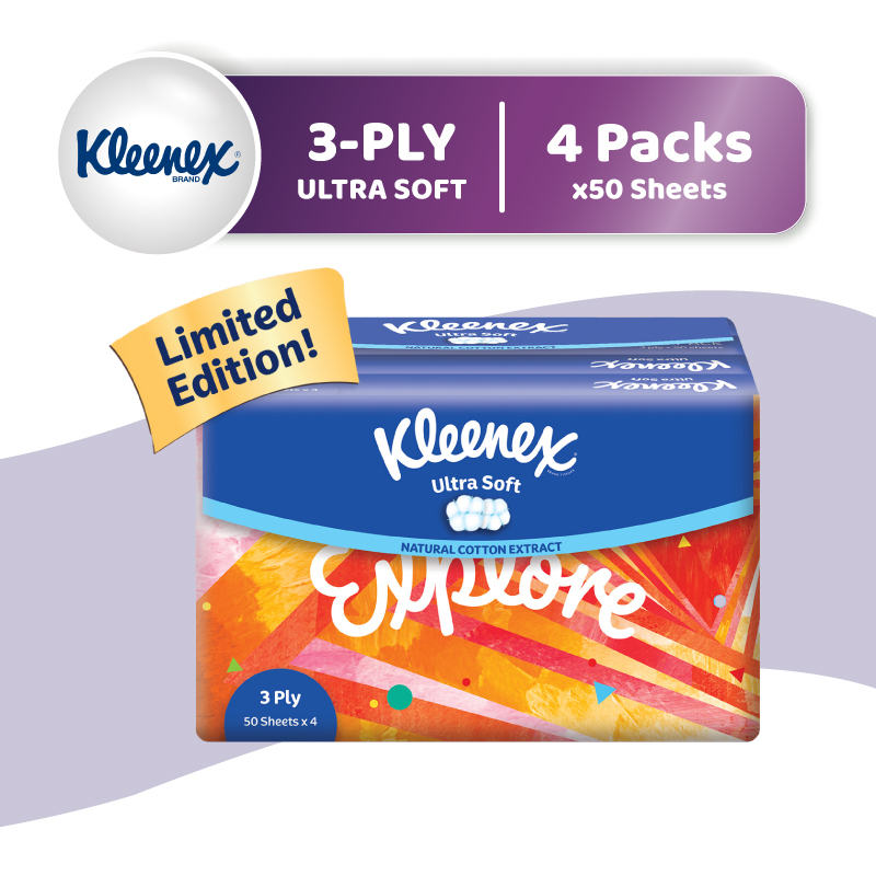 [Single] Kleenex Limited Edition Moment Facial Tissue Soft Box | Shopee ...