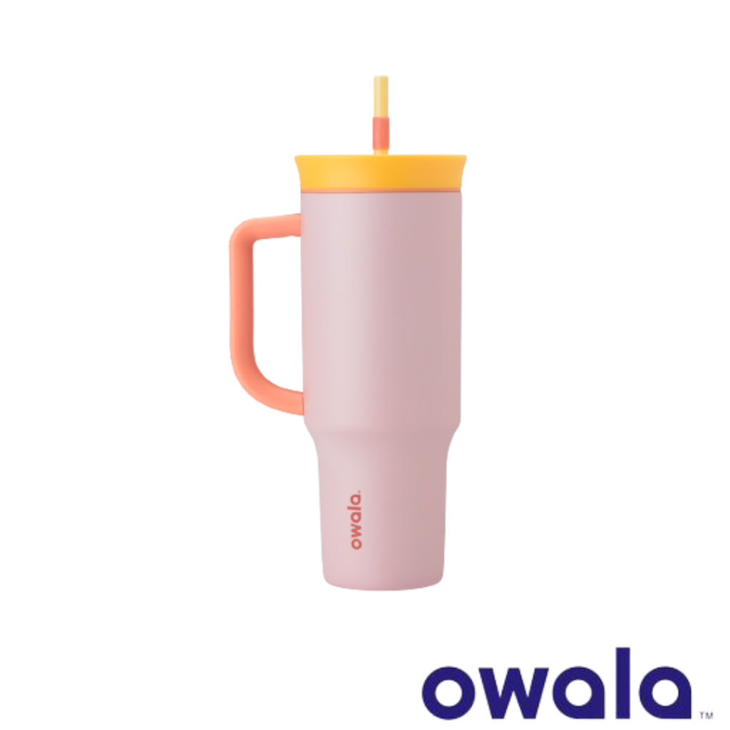 Owala 40oz (1182ml) Insulated Stainless Steel Tumbler, Assorted Colours ...