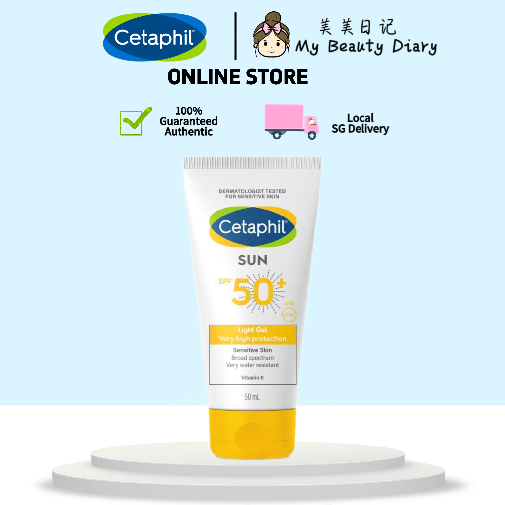 Cetaphil Sun Spf 50 Light Gel 50ml Shopee Singapore