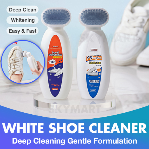 Deep clean hot sale white shoes