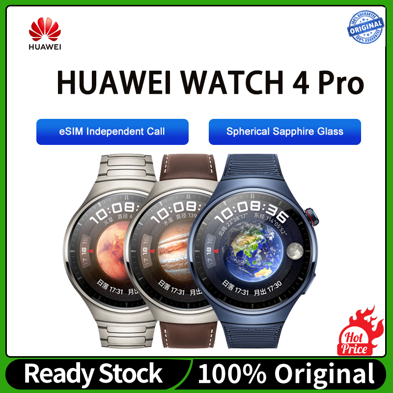 2023 NEW HUAWEI WATCH 4 Smart Watch Sports eSIM Independent Call  Temperature