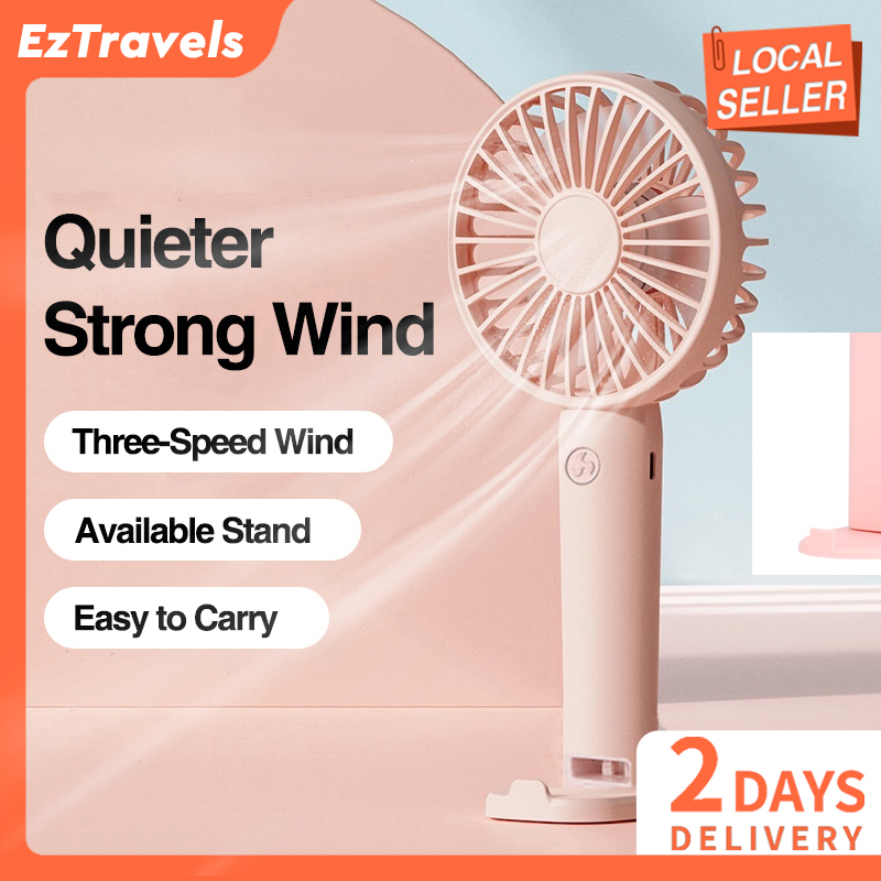 [SG] Portable Handheld Mini Fan for Outdoor or Indoor USB Rechargeable