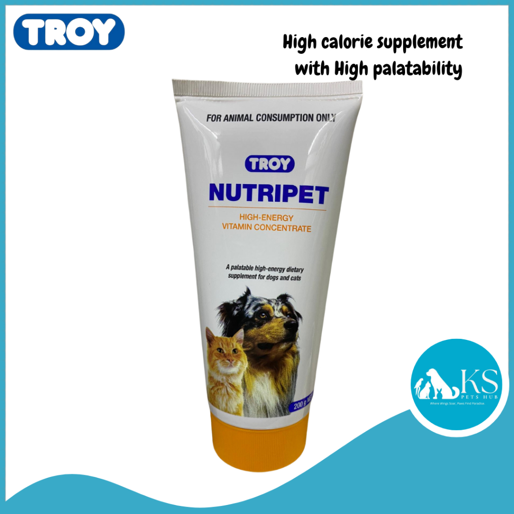 Troy Nutripet MultiVitamin Paste for Cats Dogs 200g Shopee Singapore