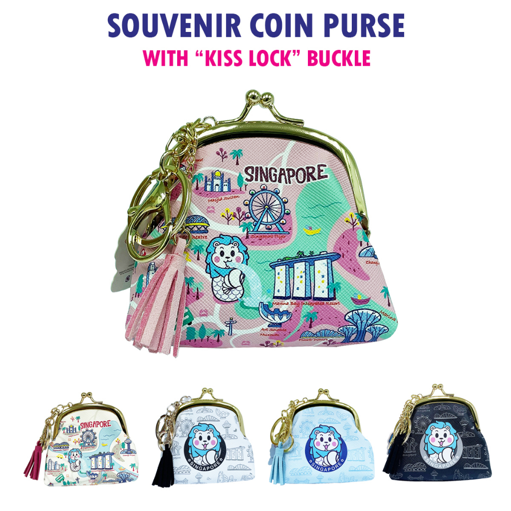 [SG Ready Stock] Coin Purse*Singapore Souvenir Shopee Singapore