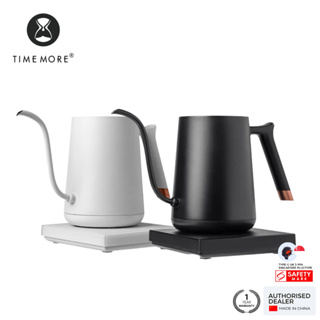 TIMEMORE Fish smart electric pour over kettle gooseneck variable  temperature-control hand brew 600ml 220V coffee pot