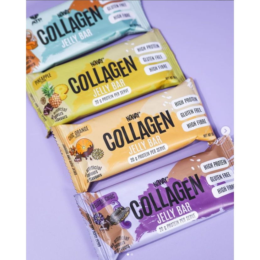 NOWAY Collagen Jelly Protein Bar [Box of 12] Shopee Singapore
