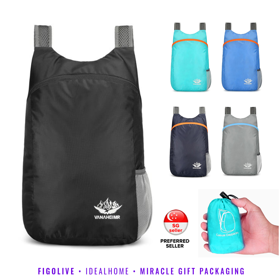 [SG] Ultra Lightweight Water Resistant Packable Foldable Backpack for ...