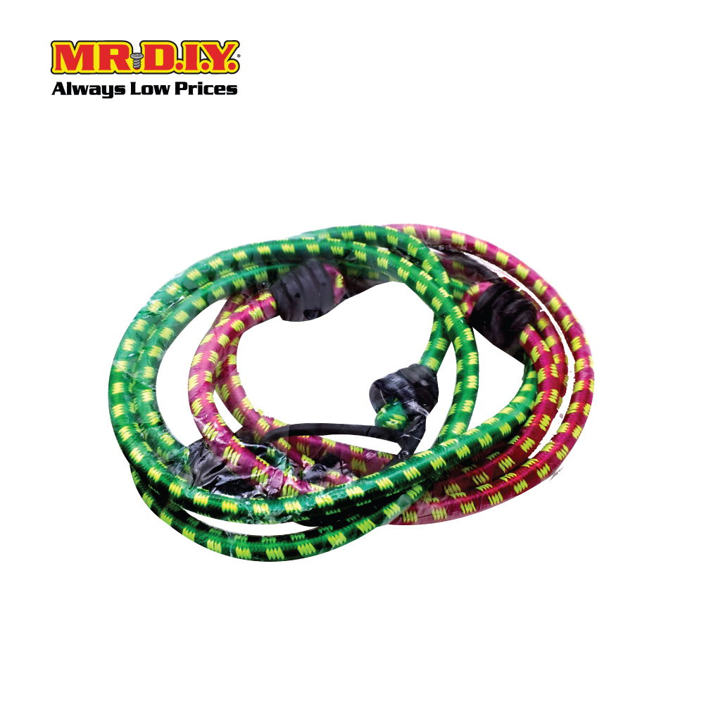 (MR.DIY) BN Reflective Camping Elastic Rope with Hook Set (3m) | Shopee ...