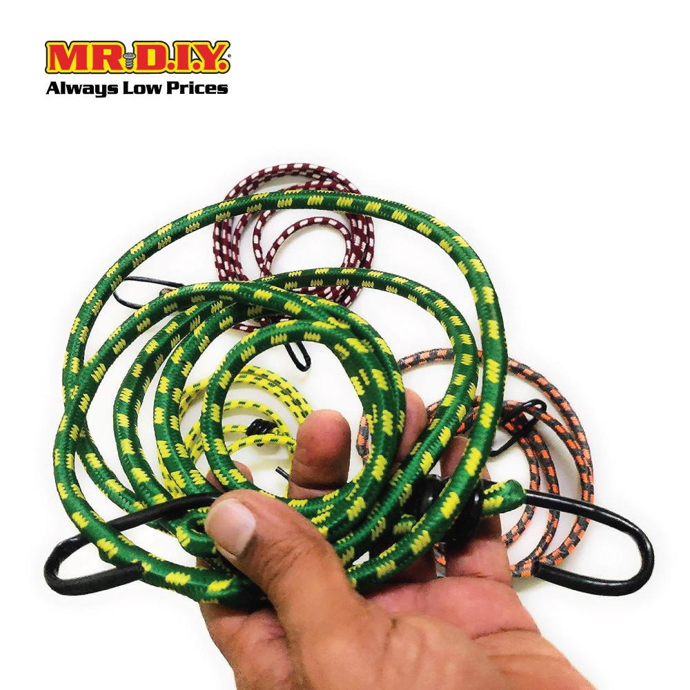 (MR.DIY) BN Reflective Camping Elastic Rope with Hook Set (3m) | Shopee ...