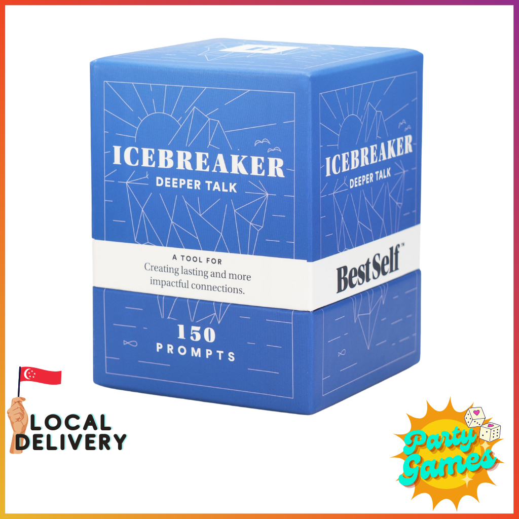 Icebreaker Deeper Talk Deck by BestSelf Intimacy Deck Board Game 150