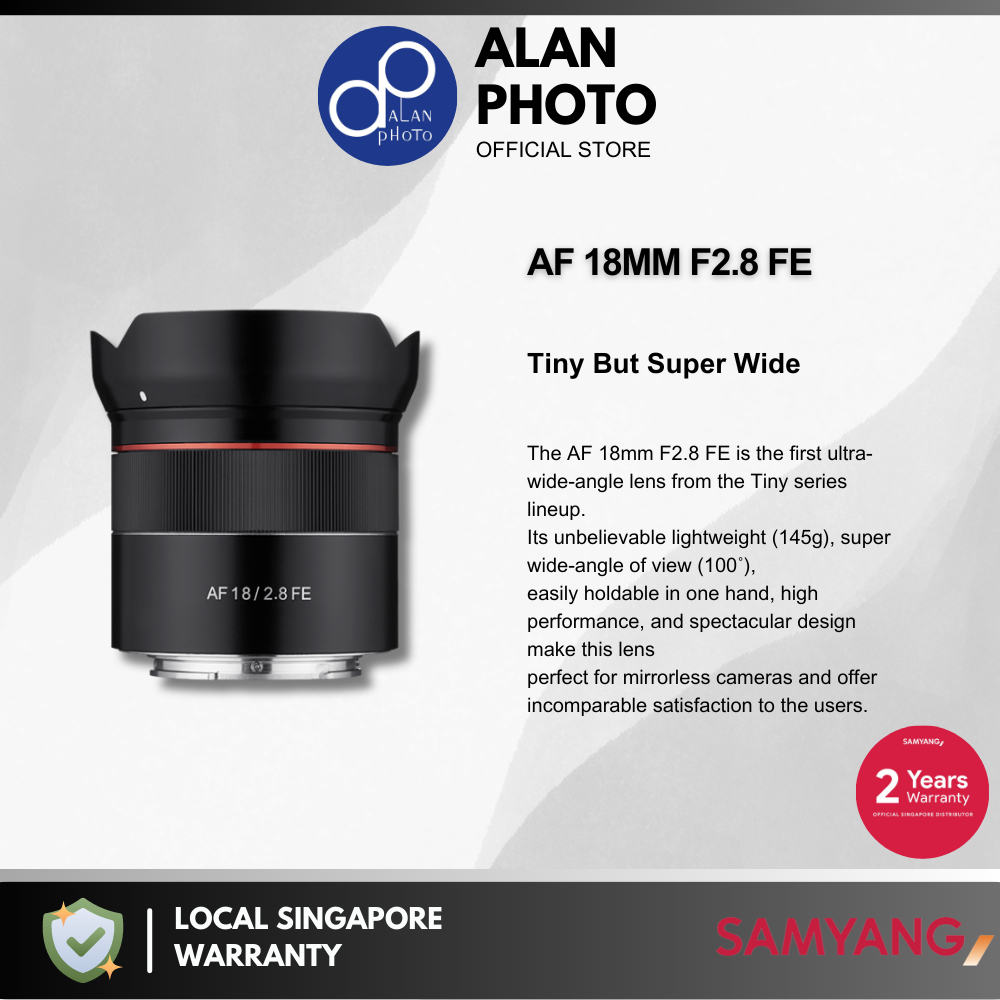 18mm F2 Samyang Af 18 Samyang AF 18mm FE Lens For Sony E Samyang